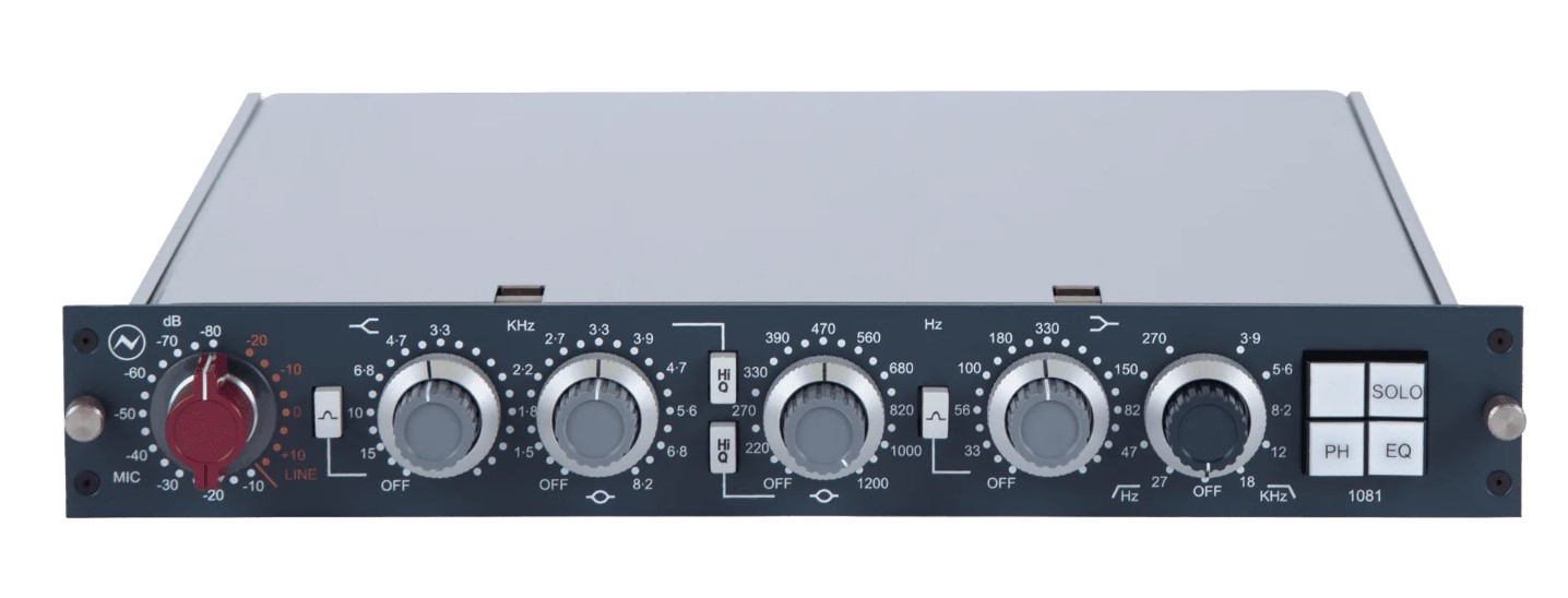 1081 Mono Mic Preamp & EQ Module (Horizontal) Cyprus, Greece, Europe